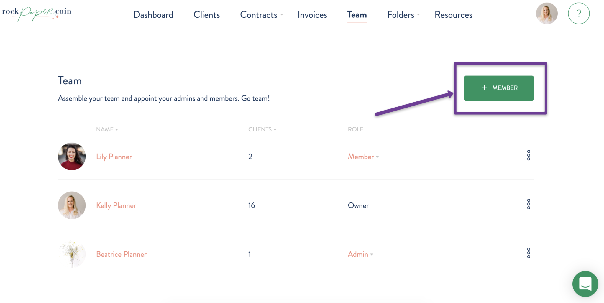 Invite UNLIMITED team members to collaborate in your RPC account ...
